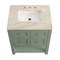 James Martin Vanities Breckenridge 30" Single Vanity, Smokey Celadon, w/ 3 CM Tajnar Eclos Top 330-V30-SC-3TJR - alternate 7