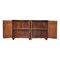 Homeroots 36in Chestnut Solid Wood Carved Geometric Accent Cabinet With Four Doors 654278 - alternate 6