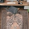 World Rug Gallery Black Traditional Flat Pile Rug - Washable and Pet Friendly, Non-Slip Surface 4 ft x 6 ft WR171BLACK4X6 - alternate 1