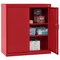 Sandusky Lee Storage Cabinet, 36 in H, 36 in W, 18 in D, Swing, Keyed, Red, 2 Shelves CA21361836-01 - alternate 5