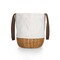 Picnic Time Family Of Brands Coronado Canvas and Willow Basket Tote, Beige Canvas 203-00-187-000-0 - alternate 4