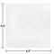 Touch Of Color 6.5" x 6.5" White Napkins 600 PK 139140135 - alternate 2