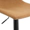 Leisuremod Tilbury Modern Adjustable Bar Stool with Footrest and 360-Degree Swivel, Light Brown TS29BR - alternate 6