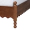 Baxton Studio Hoffman Scalloped Bedroom Set with Chest, Walnut Brown, King 272-14820-14821-14822-14824-ZORO - alternate 4