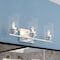 Vaxcel Park Ridge 22 in 3-Light Satin Nickel Bathroom Vanity Fixture, Clear Glass Shade W0528 - alternate 6