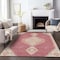 Homeroots 9' X 12' Blush Gray And Beige Oriental Washable Indoor Outdoor Area Rug 598392 - alternate 8