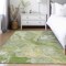 Homeroots 8' X 10' Green Blue And Gray Abstract Washable Indoor Outdoor Area Rug 597773 - alternate 9