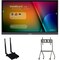 Viewsonic ViewBoard bundle includes the following items: - ViewBoard IFP7550 4K Interactive display - IFP7550-C4 - alternate 1