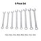 Sunex 8 Pc. Metric Full Polish V-Groove Combination Wrench Set 9919MA - alternate 3
