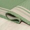 Jonathan Y James Modern Border Stripe Green/Cream 4 ft. x 6 ft. Indoor/Outdoor Area Rug SMB201E-4 - alternate 5