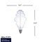 Bulbrite 40-Watt Equivalent Beehive Shaped BH Dimmable LED Grand Filament Nostalgic Light Bulb in Amber 776304 - alternate 10