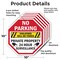 Signmission No Parking Violators Will Be Towed, 10 inch X 10 inch, Aluminum Metal Signs, 5PK OC-A-5Pack-10-85 - alternate 6
