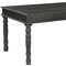 Homeroots 60" Black Solid Wood Dining Table 521836 - alternate 4