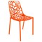 Leisuremod Modern Devon Aluminum Chair, Orange DC23OR - alternate 1