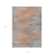 Homeroots 8' X 10' Salmon Gray And Charcoal Abstract Washable Indoor Outdoor Area Rug 587179 - alternate 5