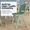 Flash Furniture Plastic Stacking School Chairs with 12 in Seat Height in Sage, 2PK 2-YU-YCX-001-SAGE-GG - alternate 7