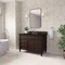 James Martin Vanities Brittany 48" Single Vanity, Burnished Mahogany, w/ 3 CM Phantome Eclos Top 650-V48-BNM-3PHT - alternate 5