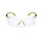 3M Safety Glasses, Solus 1000 Series, Scotchgard Anti-Fog Coating, Black/Green Frame, Clear Lens S1201SGAF - alternate 6