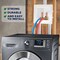 Everflow Washing Machine Outlet Box, Dual Drain, Assmbld W/ 1/2'' MIP/ SWT Valves & Hammer Arrestors, White ABS SB200-TH - alternate 7