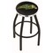 Holland Bar Stool Co 36" Blk Wrinkle North Dakota State Swivel Bar Stool, Chrome Ring L8B2C36NDakSt-B - alternate 1