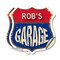 Signmission Rob's Garage, 4 inch X 4 inch, Vinyl Decal, 2PK SHI-D-2PACK-4-383-ROB - alternate 1