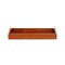 Homeroots 16" Brown And Gold Solid Wood Handmade Serving Tray With Handles 625663 - alternate 1