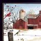 Homeroots Winter Friends 1 Black Framed Print Wall Art 415231 - alternate 4
