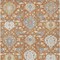 Homeroots 3' X 5' Copper Ivory And Gray Damask Washable Indoor Outdoor Area Rug 599406 - alternate 7