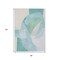 Homeroots 8' X 10' Pale Aqua And Beige Abstract Washable Indoor Outdoor Area Rug 630456 - alternate 4