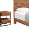 Homeroots Three Piece Brown Solid Wood Bedroom Set 636249 - alternate 6