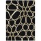 Homeroots 3' X 5' Black Ivory And Beige Abstract Washable Indoor Outdoor Area Rug 600516 - alternate 6