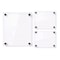 Azar Displays Gallery Wall Set: (2) 8x10 and (1) 16x20 Sign Holders with 1 in BLACK Caps and Standoffs 105720-BLK - alternate 1