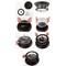 Jonathan Y Lauren 13.25" 2-Light Metal/Glass LED Flush Mount, Oil Rubbed Bronze JYL7446B - alternate 6