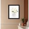 Homeroots Bathroom Flower Ja Black Framed Print Bathroom Wall Art 530065 - alternate 2