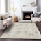 Homeroots 3' X 5' Beige Brown And Green Oriental Washable Indoor Outdoor Area Rug 598016 - alternate 7