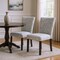 Homeroots Set of Two Light Gray and Black Upholstered Fabric And Wood Dining Side Chairs, 2PK 654254 - alternate 6