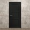 Sartodoors Interior Solid French Door 36 x 96 inches, Ego 5010 Painted Black Oak, Single Regular Panel Frame EGO5010ID-CHK-3696 - alternate 5