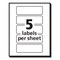 Avery Color Coding Labels, 1 x 3, Assorted Colors, 200PK 13963/5481 - alternate 4