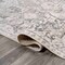 Jonathan Y Edith Distressed Medallion Low-Pile Machine-Washable Cream/Light Gray 5 ft. x 8 ft. Area Rug WSH315A-5 - alternate 6