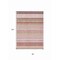 Homeroots 8' X 10' Pink Blush And Burgundy Striped Washable Indoor Outdoor Area Rug 614824 - alternate 6
