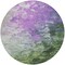 Homeroots 8' Purple Olive Green And Silver Round Abstract Washable Indoor Outdoor Area Rug 617367 - alternate 5