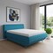 Homeroots Turquoise Full Adjustable Upholstered Polyester No Bed Frame with Mattress 483977 - alternate 6