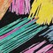 Homeroots 5' X 8' Black Pink And Yellow Striped Washable Indoor Outdoor Area Rug 618041 - alternate 8