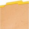 Smead Folder, Classf, 1Div, 2Ex, Yw Pk SMD18734 - alternate 2