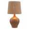 Jonathan Y Eben 23" Rustic Farmhouse Resin/Metal Gourd LED Table Lamp with Paper Rope Shade, Brown Wood Finish JYL9200A - alternate 1