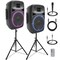 Pyle Powerful Wireless Sound 80W Portable Bluetooth PA Speaker PPHP1269UT - alternate 1
