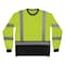 Ergodyne Hi-Vis Shirt, L, Lime, Long Sleeve 22204 - alternate 4