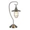 Homeroots 22" Nickel Metal Arched Table Lamp With Nickel Cage Shade 524333 - alternate 4
