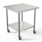 Koolmore 30'' x 30'' 18-Gauge 304 Stainless Steel Commercial Work Table with Casters CT3030-18C - alternate 1