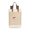 Picnic Time Family Of Brands Denver Broncos - Pinot Jute 2 Bottle Insulated Wine Bag, (Beige) 539-02-187-104-2 - alternate 2